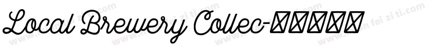 Local Brewery Collec字体转换
